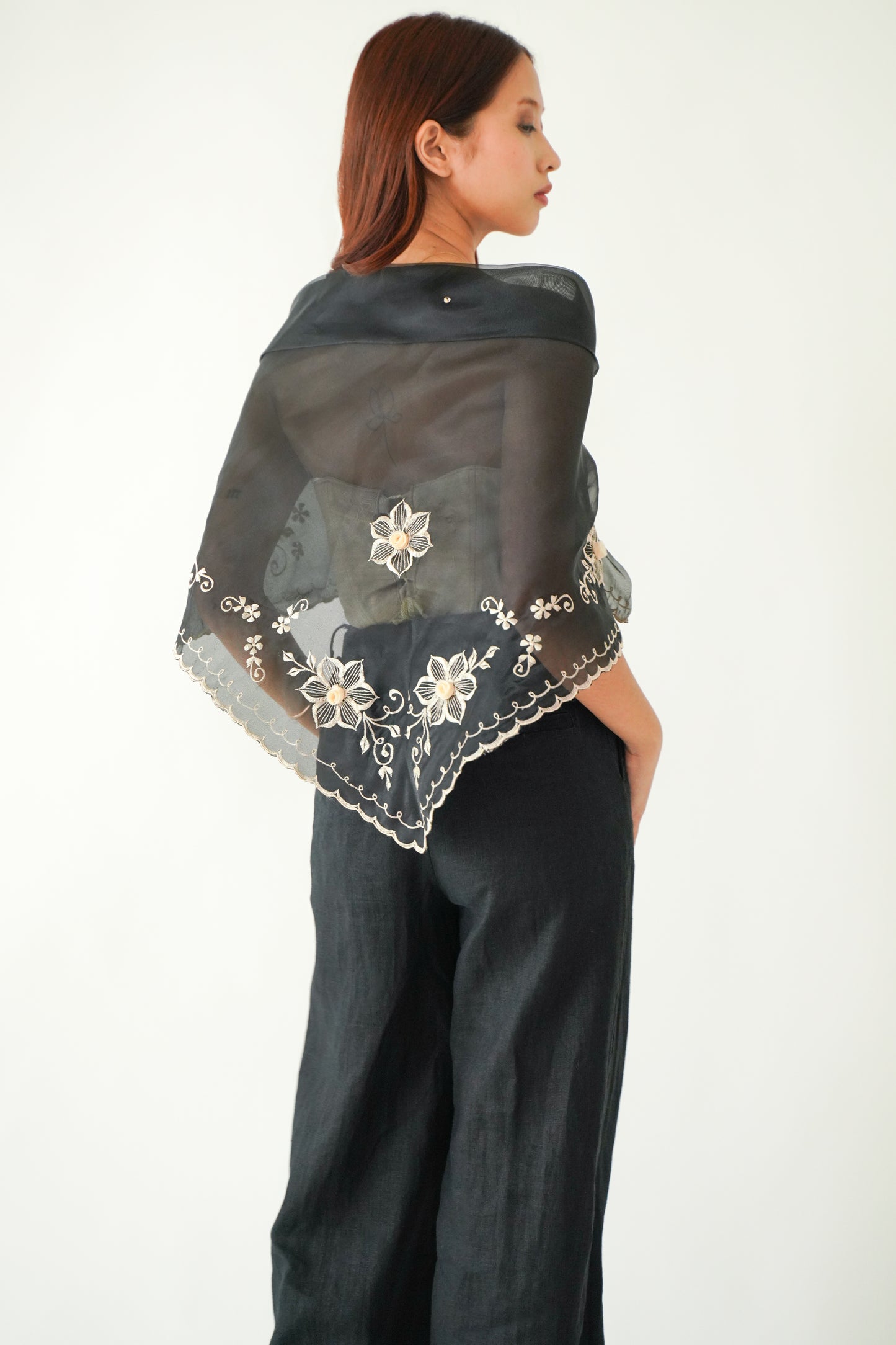 Hiraya Alampay Shawl (Black)