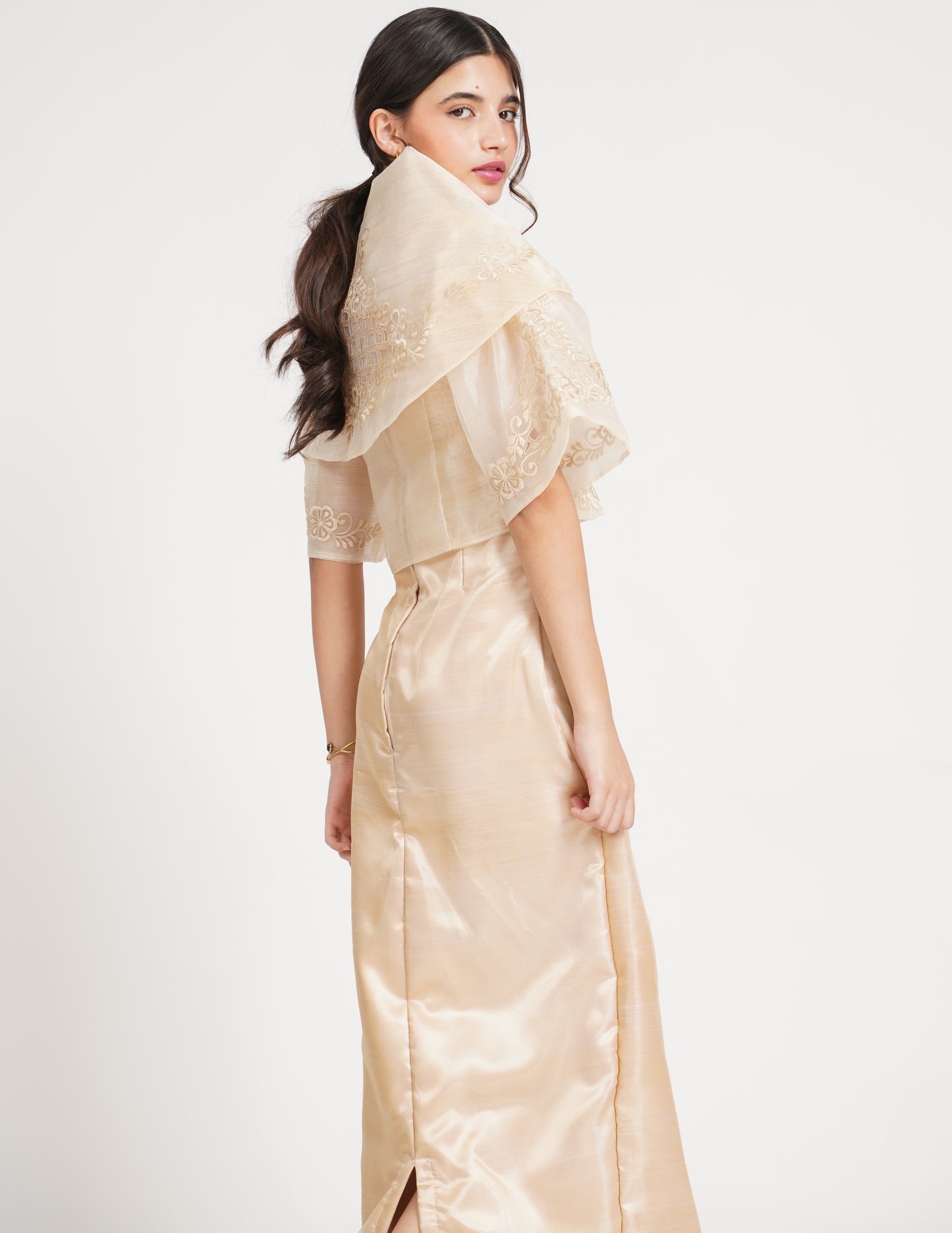 Margaret Filipiniana top (cream)