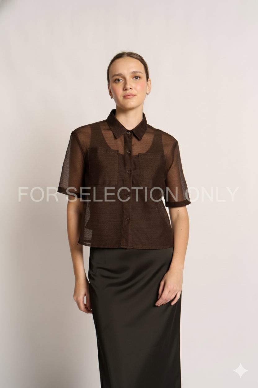 Solana Boxy Barong (Short Sleeves)