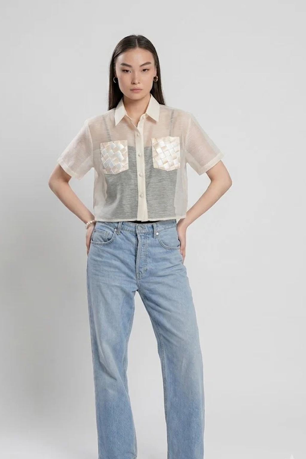 Aja Boxy Barong (Cream)