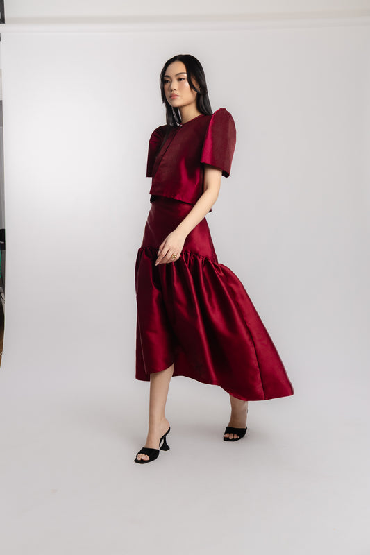 Odessa Skirt (Maroon)
