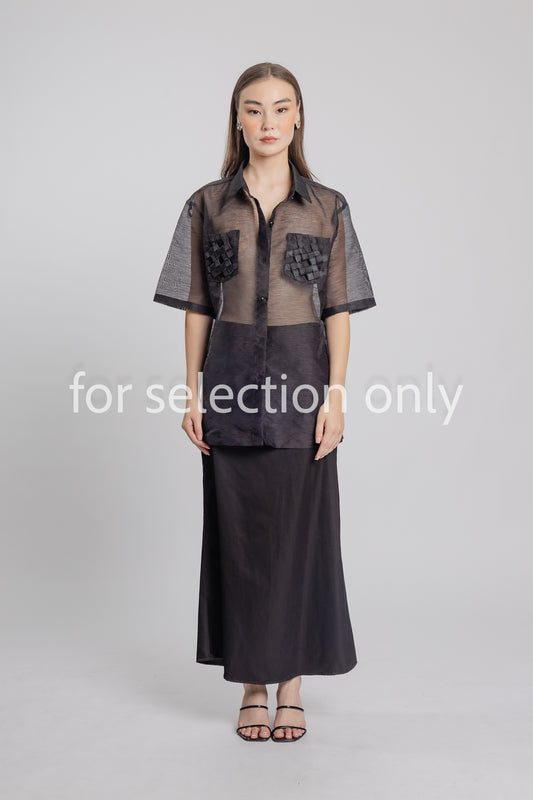Noa Oversized Barong (Black)