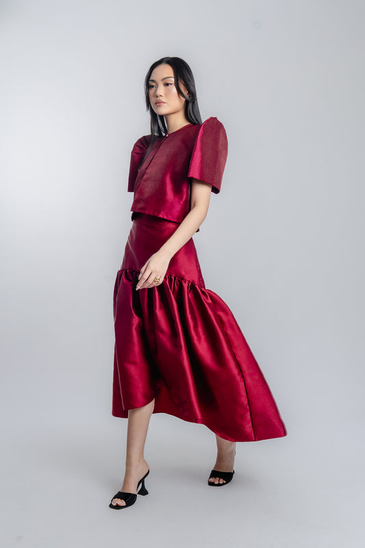 Odessa Skirt (Maroon)