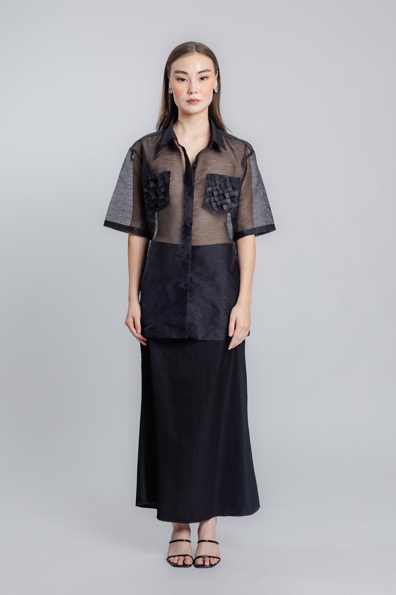 Noa Oversized Barong (Black)