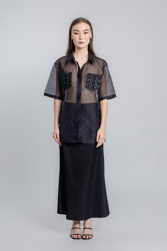 Noa Oversized Barong (Black)