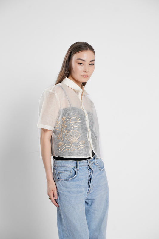 Rocco Cropped Modern Barong