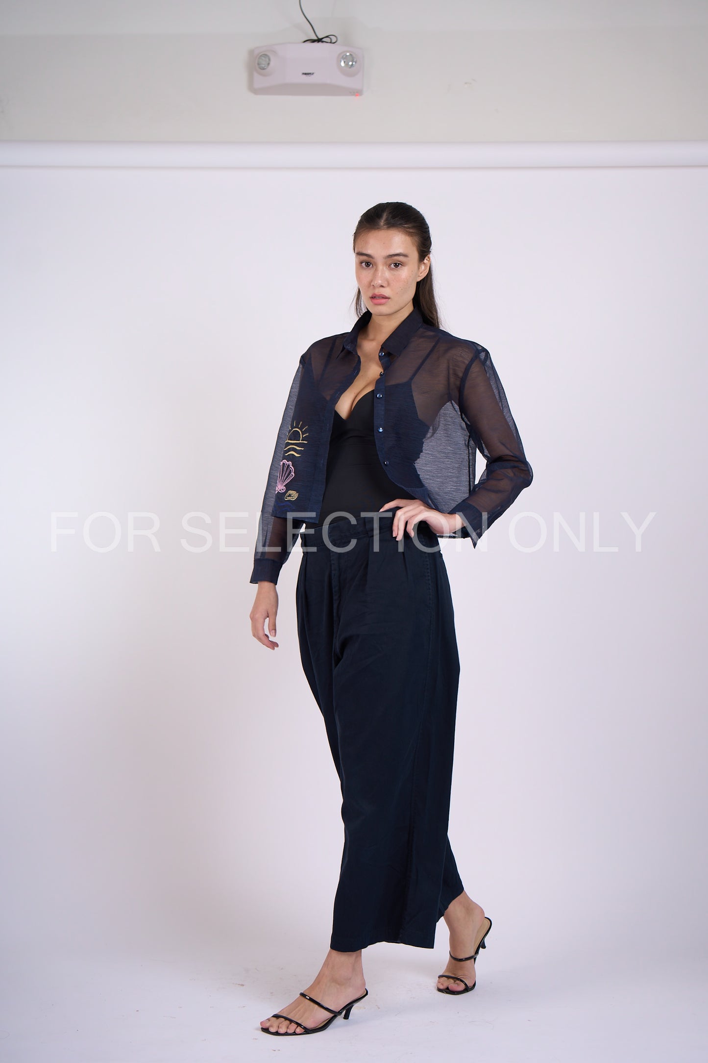 Rocco Long-Sleeve Boxy Barong (Colored Burda)